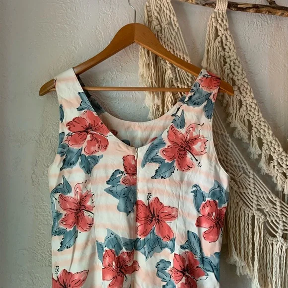 100% Silk Y2K Floral Dress - Picture 3 of 4